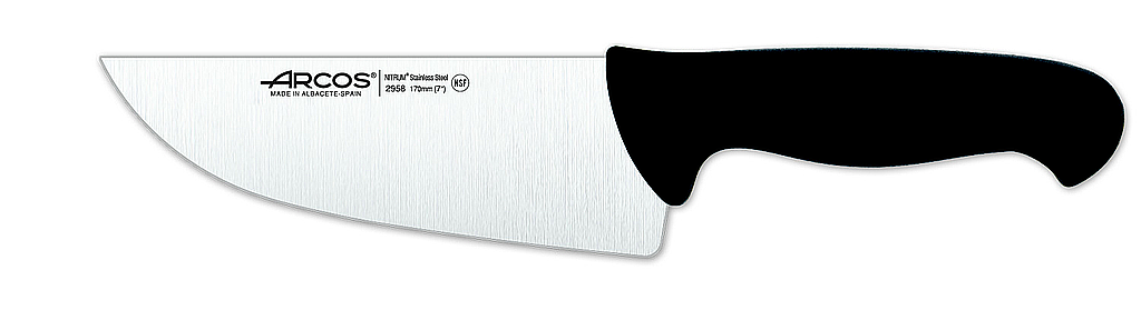 wide butcher knife 170 mm