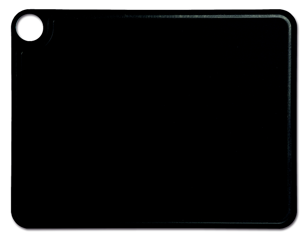 cutting board black gutter 45 x 33 cm