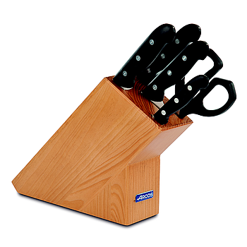 block 4 knives + scissors