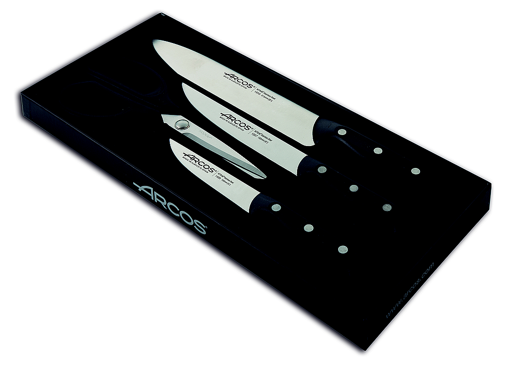set of 3 knives + scissors