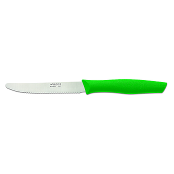 serrated table knife 110 mm green