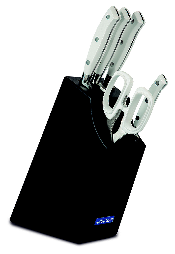 block 4 knives + scissors