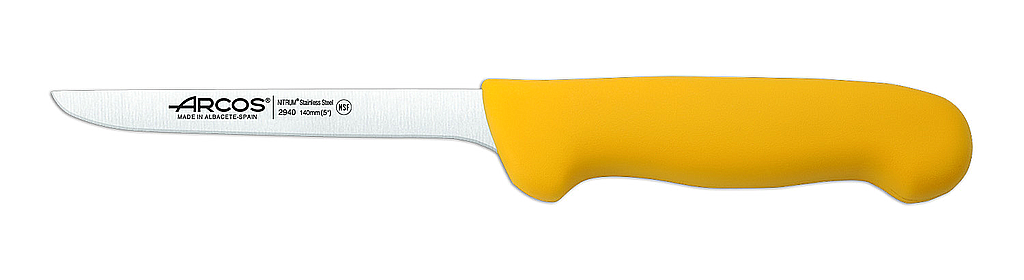 boning knife worn blade 130 mm