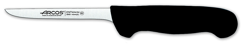 boning knife worn blade 130 mm