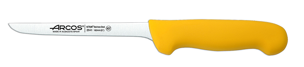boning knife worn blade 160 mm
