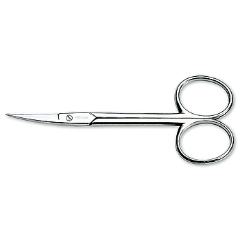 nail scissors curved blade 