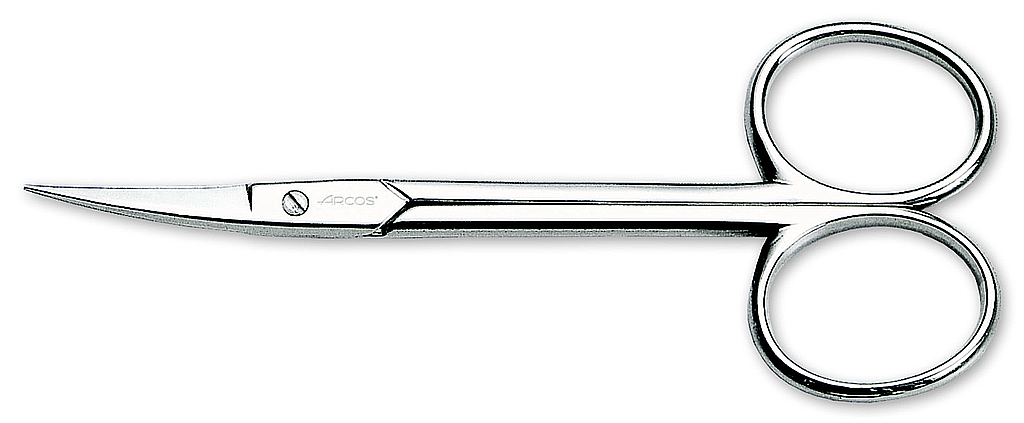 nail scissors curved blade 