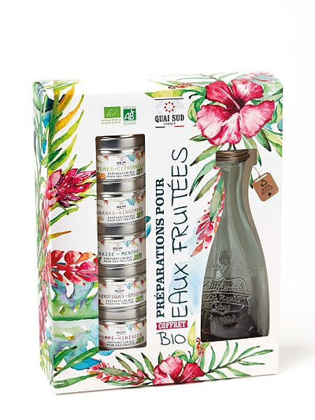 Coffret Préparations Bio Pour Eaux Fruitées 