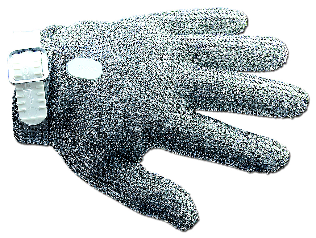 glove white mesh S small