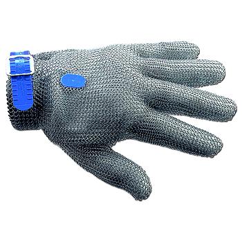 blue mesh glove L large