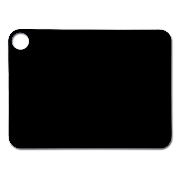 black cutting board 38 x 28 cm