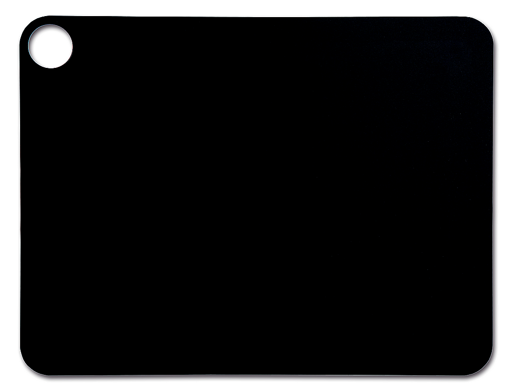 black cutting board 45 x 33 cm