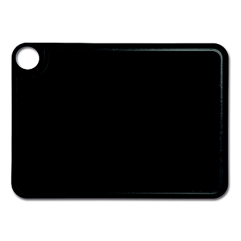 cutting board black gutter 38 x 28 cm