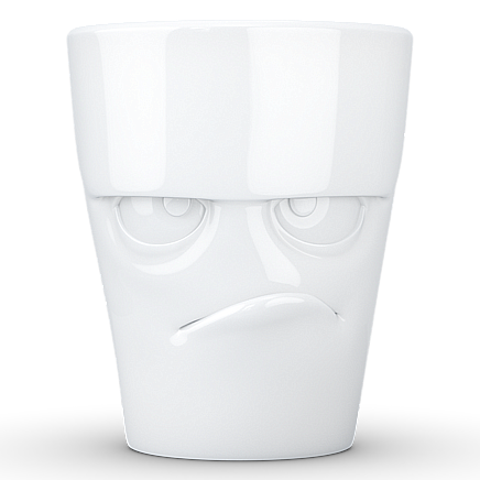 Mug avec Anse 350ml - Grumpy Blanc