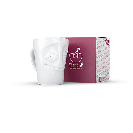 Mug avec Anse 350ml - Cheery Blanc