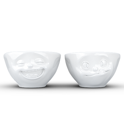 Bowl set &quot;Laughing&amp;Tasty&quot;