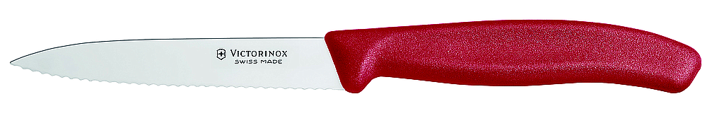 Couteau Office Victorinox classic 10cm  Rouge Dents