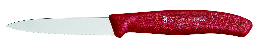 Couteau Office Victorinox 8Cmsclassic 8Cm Rouge Dents