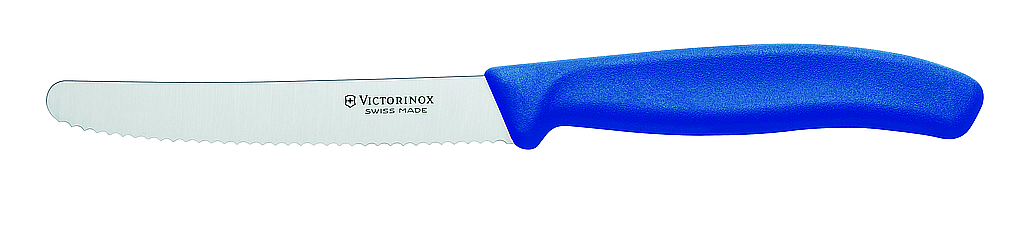 Couteau Tomate Victorinox 11Cmsclassic 11Cm Bleu