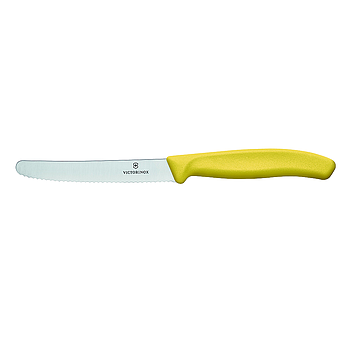 Couteau Tomate Victorinox 11Cmsclassic 11Cm Jaune