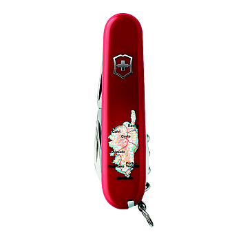 Couteau Victorinox Spartan Rouge Carte De La Corse