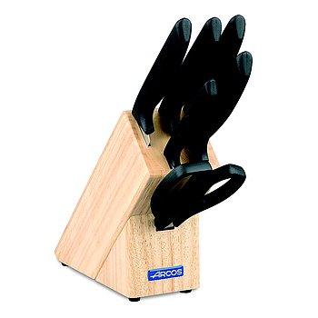 block 5 knives + scissors