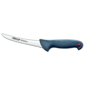 boning knife with 140 mm reversed worn blade