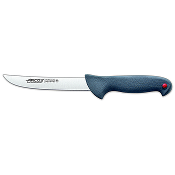 boning knife with 160 mm wide worn blade