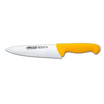 kitchen knife with serrated blade 200 mm