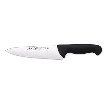 kitchen knife with serrated blade 250 mm
