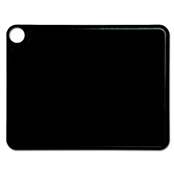 cutting board black gutter 45 x 33 cm