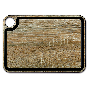 cutting board natural gutter 33 x 23 cm