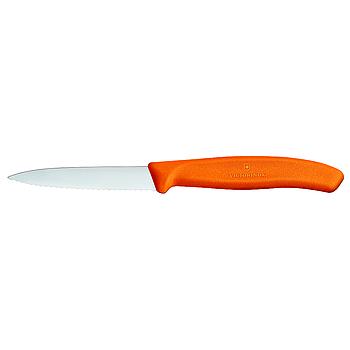 Couteau Office Victorinox 8Cmsclassic 8Cm Orange Dents
